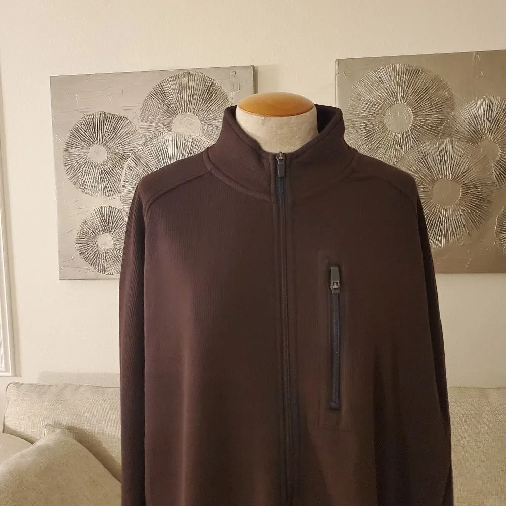 NEW: Tailor Vintage PUREtec cool® Waffle Bonded Fleece Full Zip size XXL